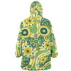 Australia Aboriginal Snug Hoodie - Yellow Aboriginal Dot Art Inspired Snug Hoodie