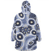 Australia Aboriginal Snug Hoodie - Purple Aboriginal Dot Art Inspired Snug Hoodie