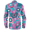 Australia Aboriginal Long Sleeve Shirt - Pink Aboriginal Dot Art Inspired Long Sleeve Shirt