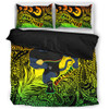 Penrith Panthers Torres Strait Islands Bedding Set - Torres Strait Islanders Patterns with Penrith Panthers Bedding Set