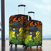 Penrith Panthers Torres Strait Islands Luggage Cover - Torres Strait Islanders Patterns with Penrith Panthers Luggage Cover