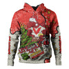 St. George Illawarra Dragons Christmas Custom Hoodie - Let's Get Lit Chrisse Pressie Hoodie