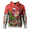 St. George Illawarra Dragons Christmas Custom Hoodie - Let's Get Lit Chrisse Pressie Hoodie