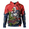 Sydney Roosters Christmas Custom Hoodie - Let's Get Lit Chrisse Pressie Hoodie