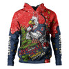 Sydney Roosters Christmas Custom Hoodie - Let's Get Lit Chrisse Pressie Hoodie