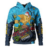 Gold Coast Titans Christmas Custom Hoodie - Let's Get Lit Chrisse Pressie Hoodie