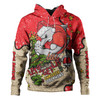 Redcliffe Dolphins Christmas Custom Hoodie - Let's Get Lit Chrisse Pressie Hoodie