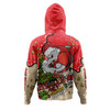 Redcliffe Dolphins Christmas Custom Hoodie - Let's Get Lit Chrisse Pressie Hoodie