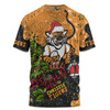 Wests Tigers Christmas Custom T-shirt - Let's Get Lit Chrisse Pressie T-shirt