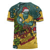 Australia Wallabies Christmas Custom T-shirt - Let's Get Lit Chrisse Pressie T-shirt