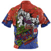 Newcastle Knights Christmas Custom Hawaiian Shirt - Let's Get Lit Chrisse Pressie Hawaiian Shirt