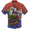 Newcastle Knights Christmas Custom Hawaiian Shirt - Let's Get Lit Chrisse Pressie Hawaiian Shirt