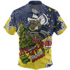 North Queensland Cowboys Christmas Custom Hawaiian Shirt - Let's Get Lit Chrisse Pressie Hawaiian Shirt