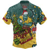 Australia Wallabies Christmas Custom Hawaiian Shirt - Let's Get Lit Chrisse Pressie Hawaiian Shirt