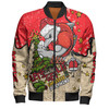 Redcliffe Dolphins Christmas Custom Bomber Jacket - Let's Get Lit Chrisse Pressie Bomber Jacket