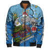 New South Wales Cockroaches Christmas Custom Bomber Jacket - Let's Get Lit Chrisse Pressie Bomber Jacket