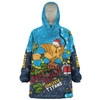 Gold Coast Titans Christmas Custom Snug Hoodie - Let's Get Lit Chrisse Pressie Snug Hoodie