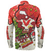 St. George Illawarra Dragons Christmas Custom Long Sleeve Shirt - Let's Get Lit Chrisse Pressie Long Sleeve Shirt