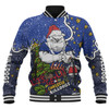 Canterbury-Bankstown Bulldogs Christmas Custom Baseball Jacket - Let's Get Lit Chrisse Pressie Baseball Jacket