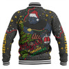 Penrith Panthers Christmas Custom Baseball Jacket - Let's Get Lit Chrisse Pressie Baseball Jacket