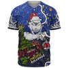 Canterbury-Bankstown Bulldogs Christmas Custom Baseball Shirt - Let's Get Lit Chrisse Pressie Baseball Shirt