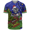 New Zealand Warriors Christmas Custom Baseball Shirt - Let's Get Lit Chrisse Pressie Baseball Shirt