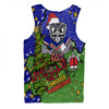 New Zealand Warriors Christmas Custom Men Singlet - Let's Get Lit Chrisse Pressie Men Singlet