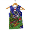 New Zealand Warriors Christmas Custom Men Singlet - Let's Get Lit Chrisse Pressie Men Singlet