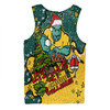 Australia Wallabies Christmas Custom Men Singlet - Let's Get Lit Chrisse Pressie Men Singlet