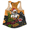 Wests Tigers Christmas Custom Women Racerback Singlet - Let's Get Lit Chrisse Pressie Women Racerback Singlet