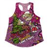 Queensland Cane Toads Christmas Custom Women Racerback Singlet - Let's Get Lit Chrisse Pressie Women Racerback Singlet