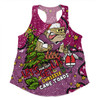 Queensland Cane Toads Christmas Custom Women Racerback Singlet - Let's Get Lit Chrisse Pressie Women Racerback Singlet