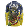 North Queensland Cowboys Christmas Custom Long Sleeve T-shirt - Let's Get Lit Chrisse Pressie Long Sleeve T-shirt