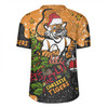 Wests Tigers Christmas Custom Rugby Jersey - Let's Get Lit Chrisse Pressie Rugby Jersey