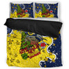 North Queensland Cowboys Christmas Custom Bedding Set - Let's Get Lit Chrisse Pressie Bedding Set