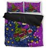 Melbourne Storm Christmas Custom Bedding Set - Let's Get Lit Chrisse Pressie Bedding Set