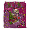 Queensland Cane Toads Christmas Custom Bedding Set - Let's Get Lit Chrisse Pressie Bedding Set