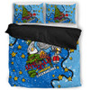 New South Wales Cockroaches Christmas Custom Bedding Set - Let's Get Lit Chrisse Pressie Bedding Set