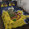 North Queensland Cowboys Christmas Custom Quilt Bed Set - Let's Get Lit Chrisse Pressie Quilt Bed Set