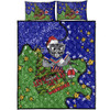 New Zealand Warriors Christmas Custom Quilt Bed Set - Let's Get Lit Chrisse Pressie Quilt Bed Set