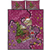 Queensland Cane Toads Christmas Custom Quilt Bed Set - Let's Get Lit Chrisse Pressie Quilt Bed Set