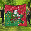 South Sydney Rabbitohs Custom Quilt - Let's Get Lit Chrisse Pressie Quilt