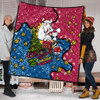 Brisbane Broncos Christmas Custom Quilt - Let's Get Lit Chrisse Pressie Quilt