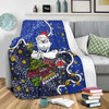 Canterbury-Bankstown Bulldogs Christmas Custom Blanket - Let's Get Lit Chrisse Pressie Blanket