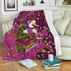 Manly Warringah Sea Eagles Christmas Custom Blanket - Let's Get Lit Chrisse Pressie Blanket