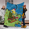 Parramatta Eels Christmas Custom Blanket - Let's Get Lit Chrisse Pressie Blanket