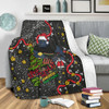 Penrith Panthers Christmas Custom Blanket - Let's Get Lit Chrisse Pressie Blanket