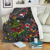 Penrith Panthers Christmas Custom Blanket - Let's Get Lit Chrisse Pressie Blanket