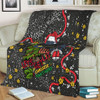 Penrith Panthers Christmas Custom Blanket - Let's Get Lit Chrisse Pressie Blanket