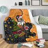 Wests Tigers Christmas Custom Blanket - Let's Get Lit Chrisse Pressie Blanket